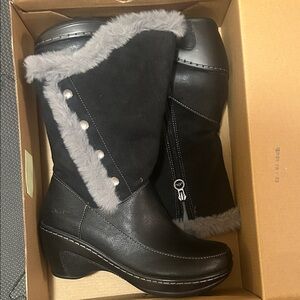 Jambu Black and Gray Winter Boots